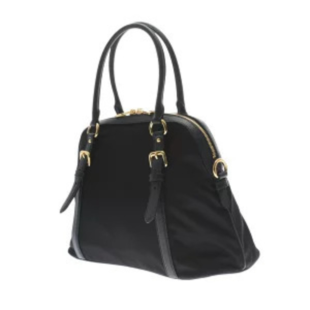 Prada Leather Handbag Saffiano Black
